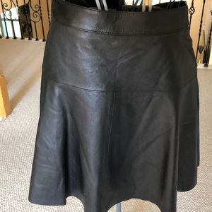 BANANA REPUBLIC LEATHER SKIRT